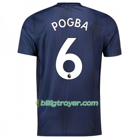 Billige Fotballdrakter Manchester United Pogba 6 2018/19 Tredjedraktsett Kortermet